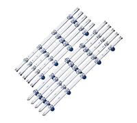 VISIYUBL Tira De LED For Iluminación Trasera Compatible for For LG 49LB620V 49lf640v 49lb6250 49LB552 49LB629V 6916l-1788A 6916l-1789A 49LF620V 49UF6430 49LB5500