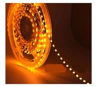VISKEE Parche de tablero desnudo de 5 metros, tira de luces LED 2835, cuentas autoadhesivas de bajo voltaje dc12V60, 120 luces, 240 luces de ancho 3mm (Size : Orange light)