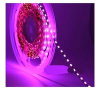 VISKEE Parche de tablero desnudo de 5 metros, tira de luces LED 2835, cuentas autoadhesivas de bajo voltaje dc12V60, 120 luces, 240 luces de ancho 3mm (Size : Pink purple)