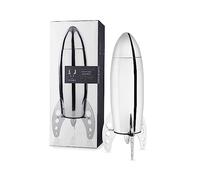 Viski 2809 Rocket with Strainer Set for Cold Brew Cocktail Margarita Espresso Acero Inoxidable Martini Shaker Home Bar Accesorios Herramientas Barman Regalos Plata