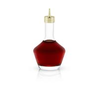 Viski Belmont 3oz. Botella de vidrio Bitters con tapa dorada para ccteles, utensilios de Bar, accesorios para barman