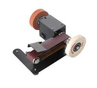 Vislone 250W Mini Lijadora de Banda Esmeriladora de Banco Eléctrica Lijadora con 7 Velocidades de Control Ajustable Pequeña Amoladora Afiladora Pulidora para Trabajos de Bricolaje