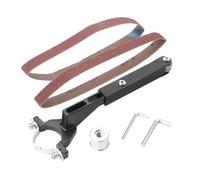 VISLONE Lijadora de precisión para amoladora angular a lijadora de banda, kit de conversión de lijado para carpintería para amoladora angular 100/125, accesorio de cinta abrasiva para pulir