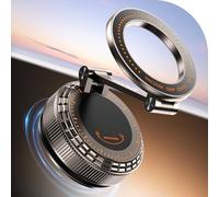 visnfa Soporte magnético para teléfono de coche con ventosa de 105 libras y imán de 3800 gf, ajustable a 360°, para iPhone 17, 16, 15, 14, 13, 12 y Android, aleación de zinc puro