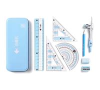 Visnreaen Compas dibujo tecnico，Material Escolar - Start Caja 3 Piezas - Compás Escolar de Precisión