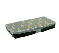 Viso POLY3S - Caja de herramientas (tamaño: 290 mm L x 180 mm W x 40 mm H), color: negro
