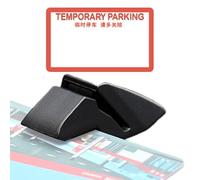 Visor Card Holder - Parking Pass Clip, Temporary Parking Number Sign Holder with Visor Mount, Card Slot Organizer | for Garage Access Cards, Receipts, Car Documents, Daily Driving Use