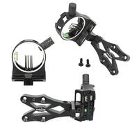 Visor de 5 Pines para Arco Compuesto con Fibra óptica de 0,019" para Entrenamiento de Tiro con Arco al Blanco