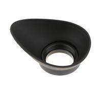 Visor de cámara de goma con los ojos vendados de 22 mm, ocular que reduce el reflejo y el deslumbramiento, adecuado para Nik D700 D800 F5 F6 D4