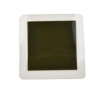 Visor de campo para detección de campo magnético - 50 x 50 mm, 25 x 25 mm, 30 x 30 mm, película flexible amarilla para educación científica, control de calidad e investigación, pieza (C)