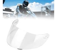 Visor de Casco Resistente a los Arañazos Protector de Casco de Cara Completa PC Reemplazo Flexible para Motocicleta AGV K5 K5-S K3 SV K1 (Transparente)