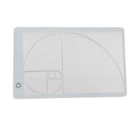 Visor de composición de Arte - Suministros de Aire Plein, Herramientas de Vista de Pintura | 3.35x2.13x0.08 Pulgadas Herramienta de Marco de cuadrícula portátil, Conjunto de Herramientas de Escala de