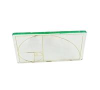 Visor de composición, Visor de proporción áurea,Herramienta de pintura Proporción áurea Visor Herramienta de arte - Visor de sección dorada transparente, herramienta de composición del triángulo dorad