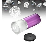 Visor de Diamantes, Lupa de Joyería Corazones y Flechas Gemas Lupa de Corte de Diamante Lupa 10X Visor de Joyería (Silver)