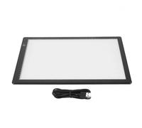 Visor de diapositivas A4 ultradelgado con alimentación USB, luz LED suave, 3 modos de brillo, escáner de negativos y compatibilidad con edic