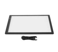Visor de diapositivas A4 ultradelgado con alimentación USB y luz LED suave, 3 modos de brillo, escáner de negativos de película y compatibil