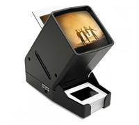 Visor de diapositivas de 35 mm, aumento de 3x, alimentación por USB/funcionamiento a batería: compatible con visores de diapositivas y negativos