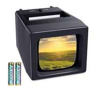 Visor de diapositivas de 35 mm, visor de diapositivas de aumento 2X para ver diapositivas de 35 mm, proyector de diapositivas para diapositivas antiguas (2 pilas AAA incluidas)