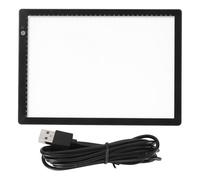 Visor de Diapositivas Tamaño A4 ultradelgado, 3 Brillos Visor de Diapositivas Modo de Caja de luz Edición de Aplicaciones Película LED Suave Escáner Alimentado por USB para