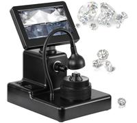 Visor De Inscripciones De Diamantes, Microscopio Digital Con Pantalla LCD De 4,3", Luz De Relleno LED, Aumento De 50-1000X, Rango De Enfoque Ajustable De 10-40 Mm, For Pruebas De Diamantes