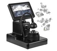 Visor de inscripciones de Diamantes, microscopio Digital con Pantalla LCD, microscopio Digital de 4,3 Pulgadas, Apto para Pruebas de Diamantes, joyería, Sellos e inspección de Plantas.