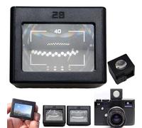 Visor de nivel de cintura de 28 mm, visor óptico de nivel de cintura Retropia, cámara de repuesto, visor óptico externo de nivel de cintura, posición del pie del zapato ajustable para un marco preciso