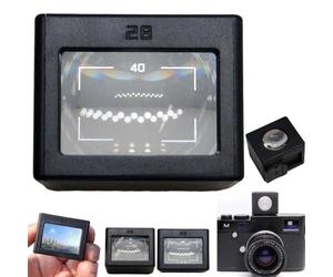 Visor de nivel de cintura de 28 mm, visor óptico de nivel de cintura Retropia, cámara de repuesto, visor óptico externo de nivel de cintura, posición del pie del zapato ajustable para un marco preciso