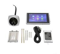 Visor de puerta, 4.5 pulgadas digital 1080P 2MP 160° cámara mirilla, visión nocturna HD, detección de movimiento, timbre de video inteligente electrónico