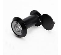 Visor de puerta de cobre con mirilla, visor de agujero espía de 200 grados con cubierta de privacidad, visor de seguridad para puertas delanteras de 35-60 mm