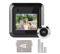 Visor de puerta digital, 2,4 pulgadas, 0,3 MP, gran angular de 95 grados, cámara de mirilla para puerta delantera, pantalla LCD, cámara digital, visor electrónico
