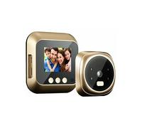 Visor de puerta digital, timbre digital HD innovador con pantalla LCD TFT de 2,4 pulgadas y captura de imagen de 1,3 megapíxeles, gran angul