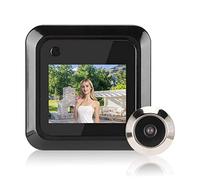 Visor de puerta inteligente de 2,4 pulgadas, pantalla TFT LCD, visor de mirilla de 0,3 MP, cámara de puerta, timbre de puerta de ojo de gato, cámara gran angular de 95 °