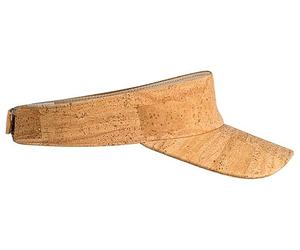 Visor de tenis de corcho | Gorro de corcho | Visera de corcho | Visor Cap de corcho | Visores de corcho | Beige | Natural y sostenible | Unisex, beige, M