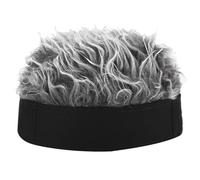 Visor Hair Wig - Soft Beanie Hat With Spiked Fake Hair, Retro Fun Wig Attached, Costume Headwear For MenAnd Women, Outdoor Sports, Party, Halloween, Casual Wear, Novelty Hat For Festivals And Events