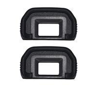 Visor ocular de cámara ocular 90D compatible con Canon EOS 90D 80D 70D 60D 50D 40D 20D/5DII 6DII, sustituye a EB (2 paquetes)