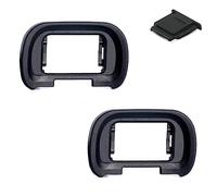 Visor ocular FDA-EP19 para Sony Alpha A7R V A7RV A7R5 A7 IV A7M4 A7IV A1 y A7S III A7SIII A7S3 ILCE-7SM3, PCTC sustituye a Sony FDA-EP19 Eyecup y cubierta de zapata caliente (paquete de 2 + 1)