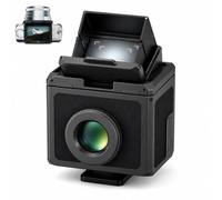Visor Óptico A Nivel De Cintura, Visor De Cámara Externo De 28 Mm con Líneas De Marco De 35 Mm Y 50 Mm, Soporte Universal para Zapata Fría para Disparos En La Calle En Ángulo Bajo, Herramienta