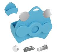 Visor Organizer - Secure Belt Clip, 2 Inches Sturdy Belt Pouch for Easy Access, Silicone Vent Backpack Clip, Car Storage Accessory with Strong Hold Magnets, Sun Visor Holder for Card Organizing