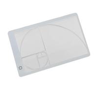 Visor para artistas, herramienta portátil de medición de composición, arte fotográfico multifuncional, herramienta de proporción áurea, artes visuales, videocámaras, artistas al aire libre, ideal para