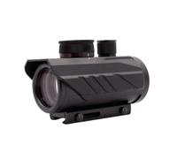 Visor Red Dot 1x30 con Retícula Iluminada Roja, Verde y Azul, Montaje Picatinny, Aluminio Negro, 30mm, para Airsoft