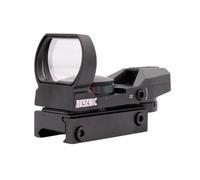 Visor Red Dot Arsenic Visor Punto Rojo Holográfico AS101, Lente Abierta, 4 Retículas Rojo y Verde, Montaje Picatinny, Aluminio Negro, 137x50x61mm, para Airsoft