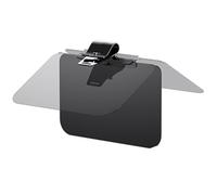 Visor solar para coche, visera del sol antiglare para coche - coche polarizado visera solar protege contra reflejos del sol, ceguera de la nieve, rayos UV, universal para los ve