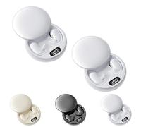 Visound Drift - Invisible Earbuds, Comfortable Fit LED Power Display, Invisible Earphones for Sleeping, Working, Hiking (2-PCS White)