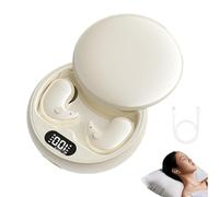 Visound Drift - Invisible Earbuds, Comfortable Fit Led Power Display, Ridiculously Amall, No Lag, Ipx6 Water-Resistant, for Sleeping, Working, Hiking (Off White)