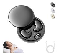 Visound Drift - Invisible Earbuds, Invisible Sleep Wireless Earphone, Vision Beam Ear Buds, Light-Weight Noise Blocking, Ipx6 Water-Resistant, LED Power Display, for Working, Hiking (Black)