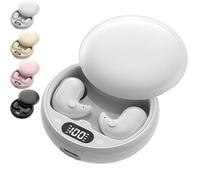 Visound - Invisible Earbuds, Invisible Sleep Wireless Earphone, Sleep Earbuds for Side Sleepers, Comfortable Fit LED Power Display, for Sleeping, Working, Hiking (White)