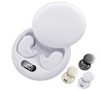 Visounds Drift - Invisible Earbuds, Visounds Drift Earbuds, Invisible Sleep Earphone, LED Power Display, for Sleeping, Working, Hiking (White)