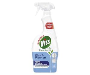 Viss Cleanboost Limpiador de cristales universal para cristales y superficies para un brillo sin rayas y fuerte contra huellas dactilares, 750 ml