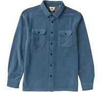 Vissla - Camisas - Looper Terry Eco LS Shirt Dark Denim - Talla L - Azul Azul L