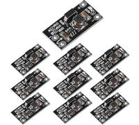 VISSQH 10 pcs Mini DC-DC Boost Converter Module,módulo de Refuerzo de batería de Litio, Step Up Boost Converter 3,7 V a 12 V regulador de Voltaje Ajustar 5 V/8 V/9 V Salida